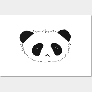 Panda Face Posters and Art